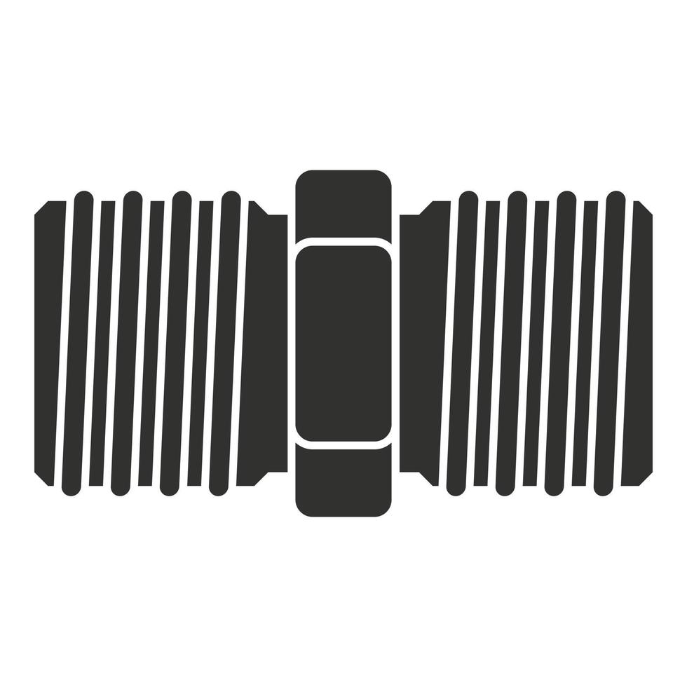 Screw-thread icon, simple style vector