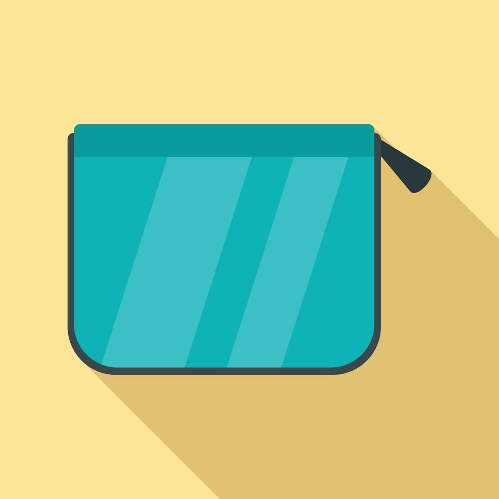 Pencil box icon, flat style vector