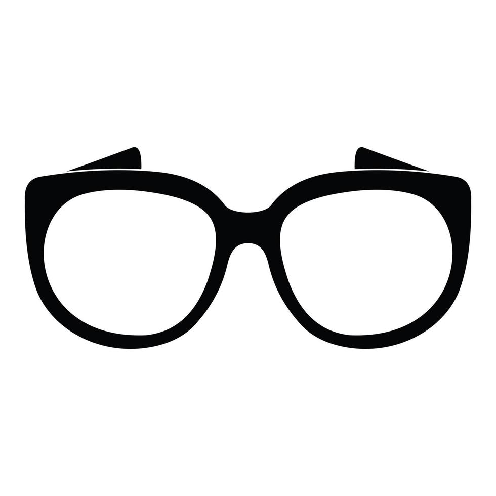 Eyeglasses for sight icon, simple style. vector