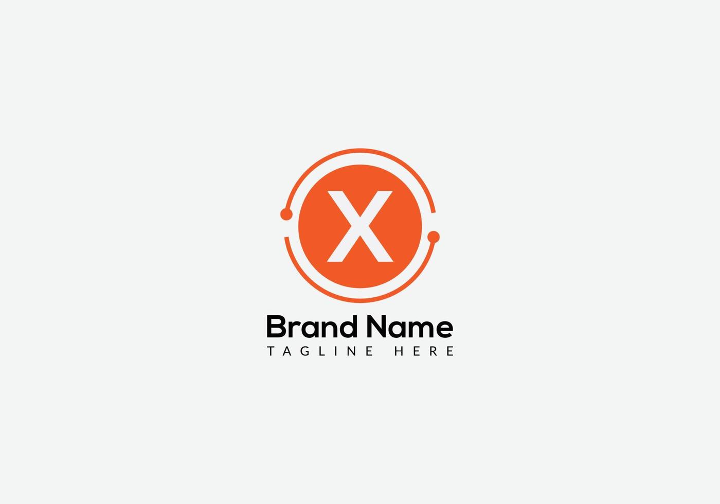 Abstract X letter modern initial lettermarks logo design vector