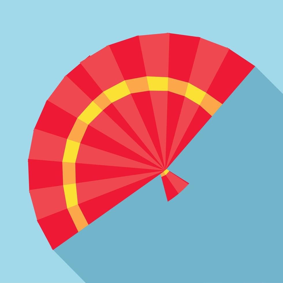 Fan icon, flat style vector
