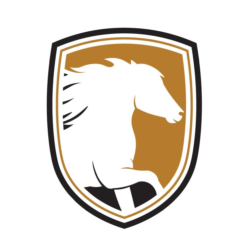ilustración de vector de cabeza de caballo, perfecta para rancho y diseño de logotipo estable