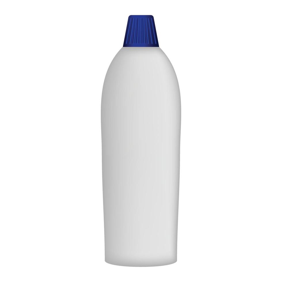 Cleaner bottle mockup, realistic style vector