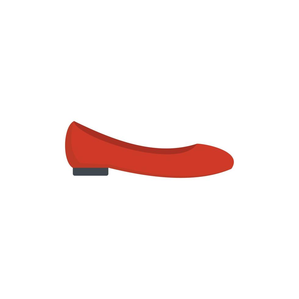 Woman shoes icon vector flat