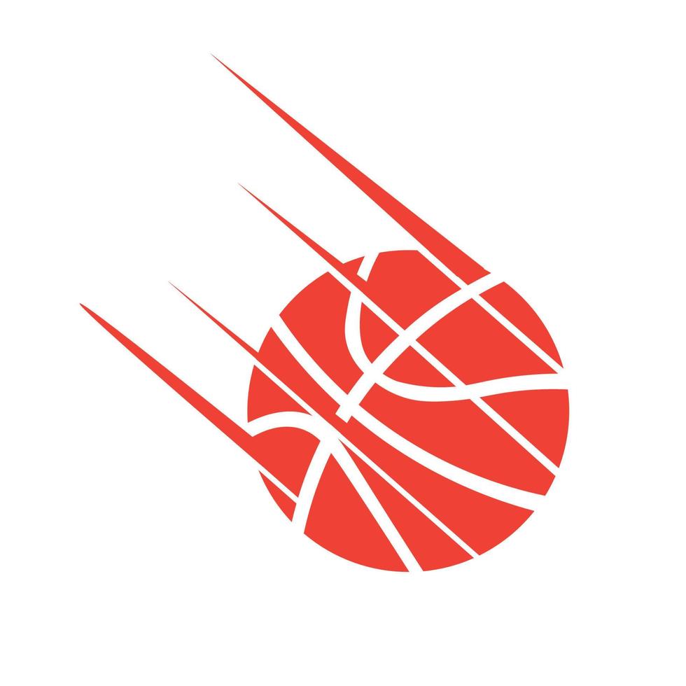 baloncesto en movimiento rápido ilustración vectorial, bueno para eventos de torneo, diseño de camisetas y logotipo del equipo del club vector