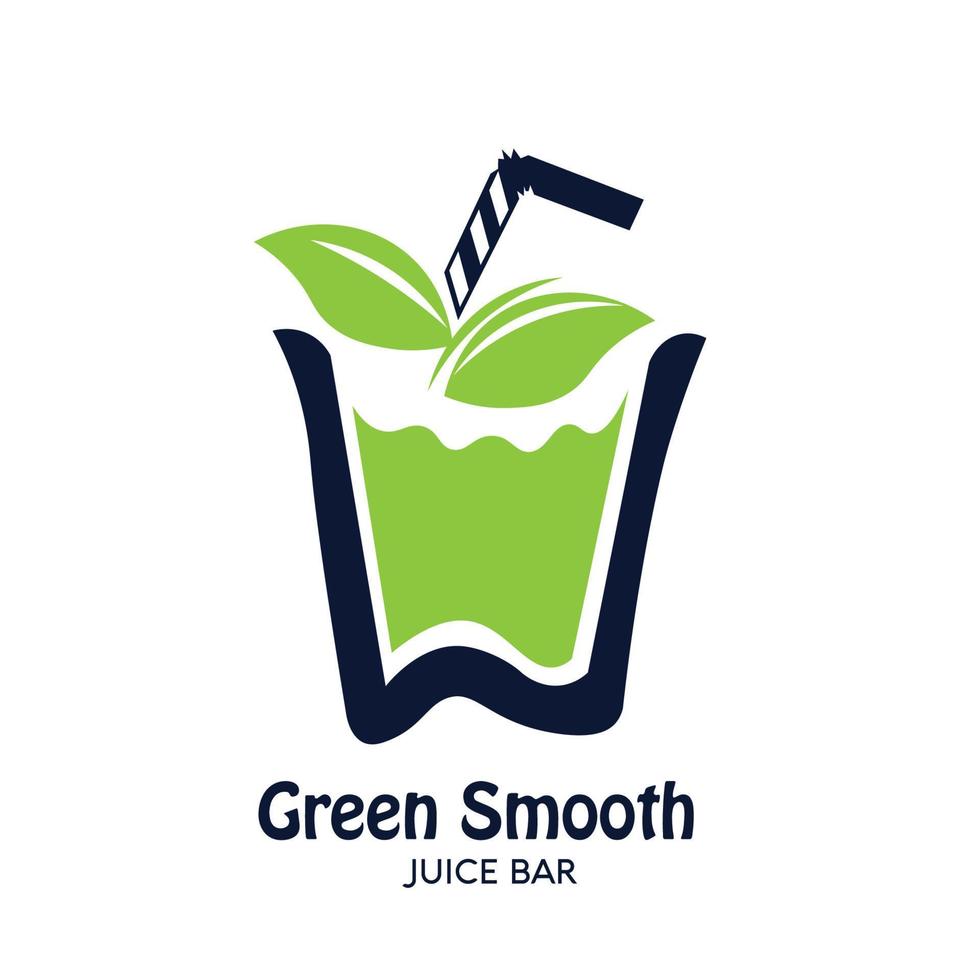 Healthy Juice Drink,  good for Juice Bar logo and Sticker design vector