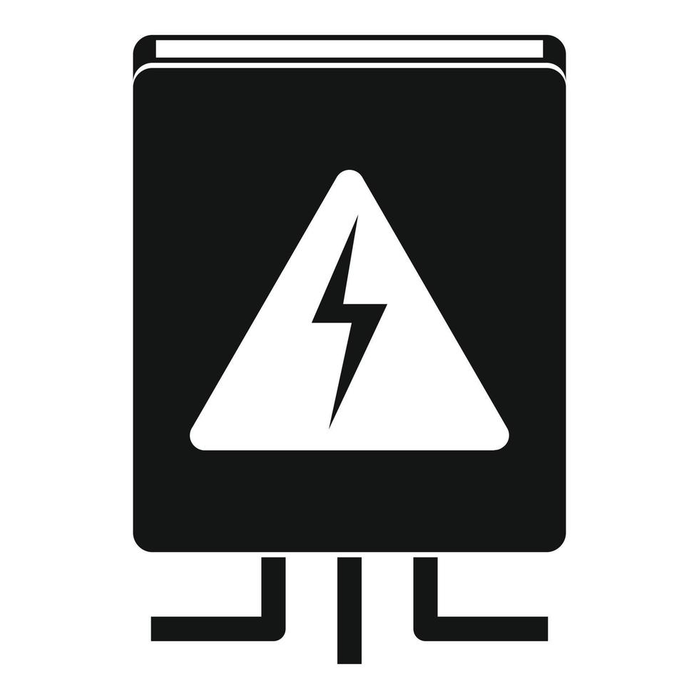 Electrical box icon, simple style 14414401 Vector Art at Vecteezy