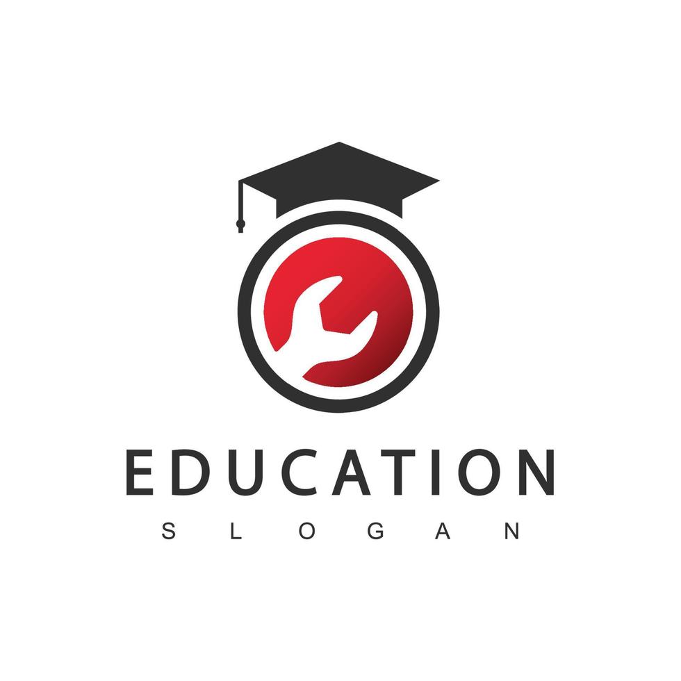 diseño de logotipo de educación. logotipos de ingeniería vector