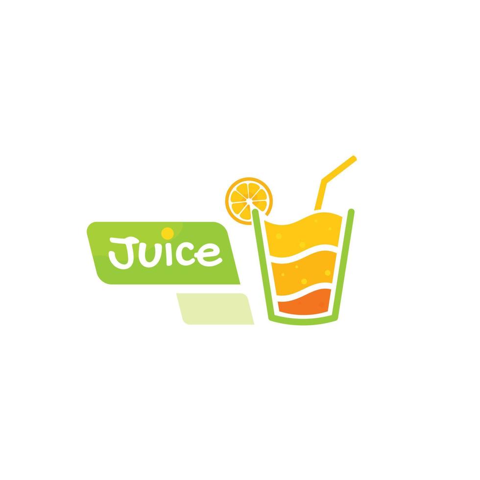 Juice Logo Design Template vector