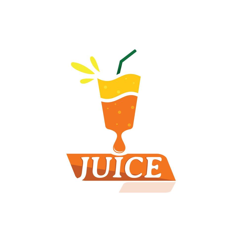 plantilla de diseño de logotipo de jugo vector