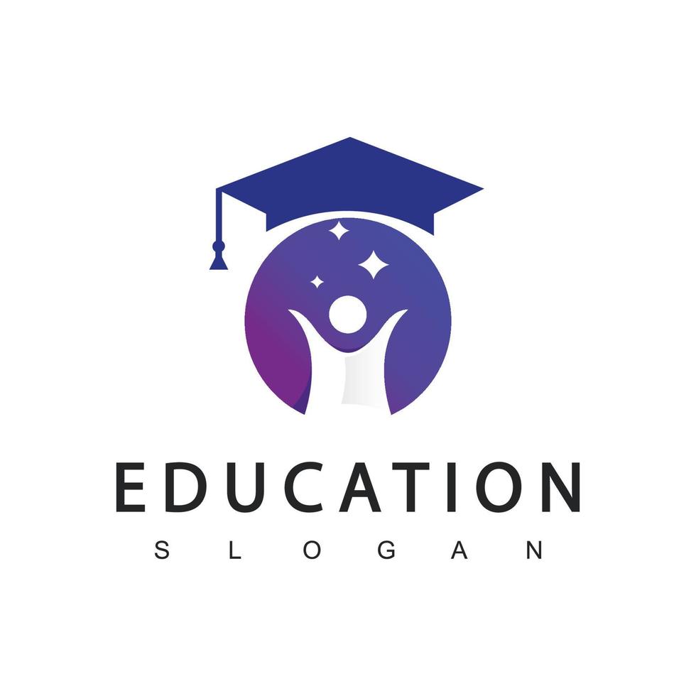 Education Logo Design Template, Vector Illustration