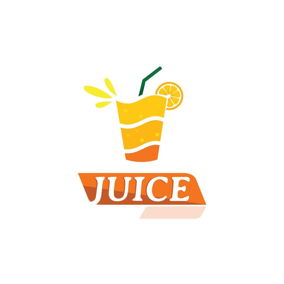 Juice Logo Design Template vector