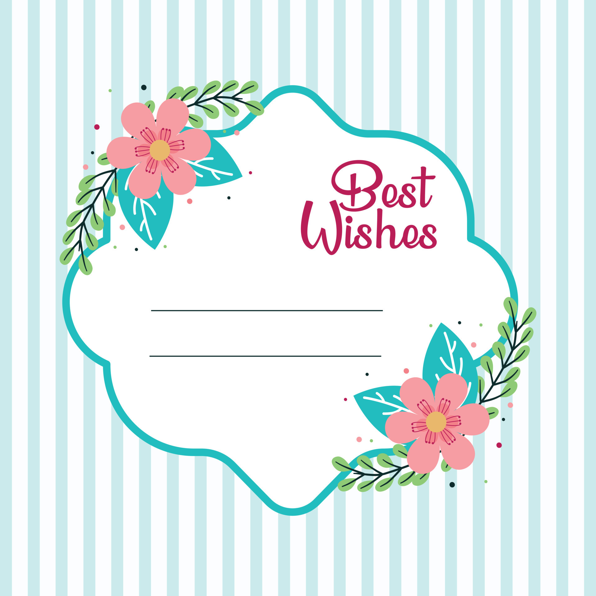 best-wishes-background-with-invitation-card-template-14414634-vector