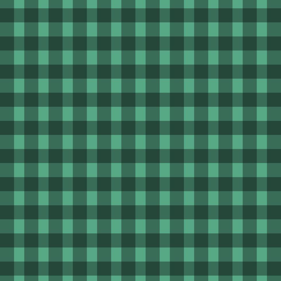 patrón de fondo de tela escocesa de mantel verde vector
