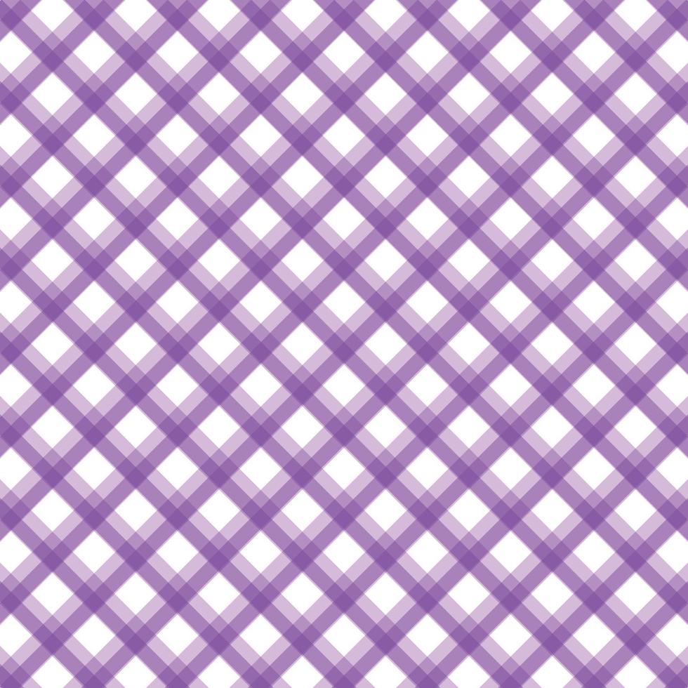 Violet dual striped line plaid background pattern vector