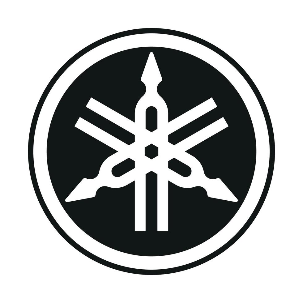 logotipo de yamaha sobre fondo transparente vector