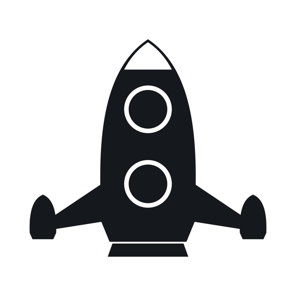 Rocket icon, simple style 14414779 Vector Art at Vecteezy