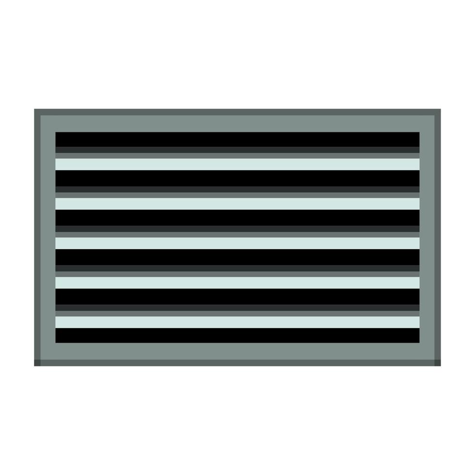 Sewage grate for water drainage in realistic style. Street drainage systems. Storm water sewer system. Colorful vector illustration isolated on white background.