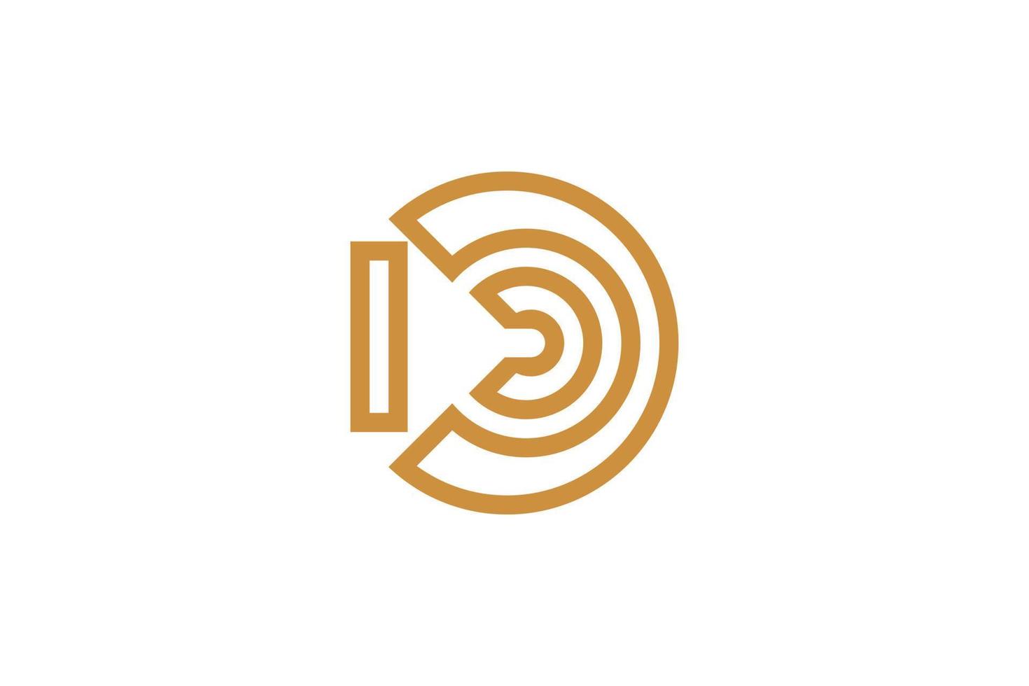 Professional Letter D Logo vector