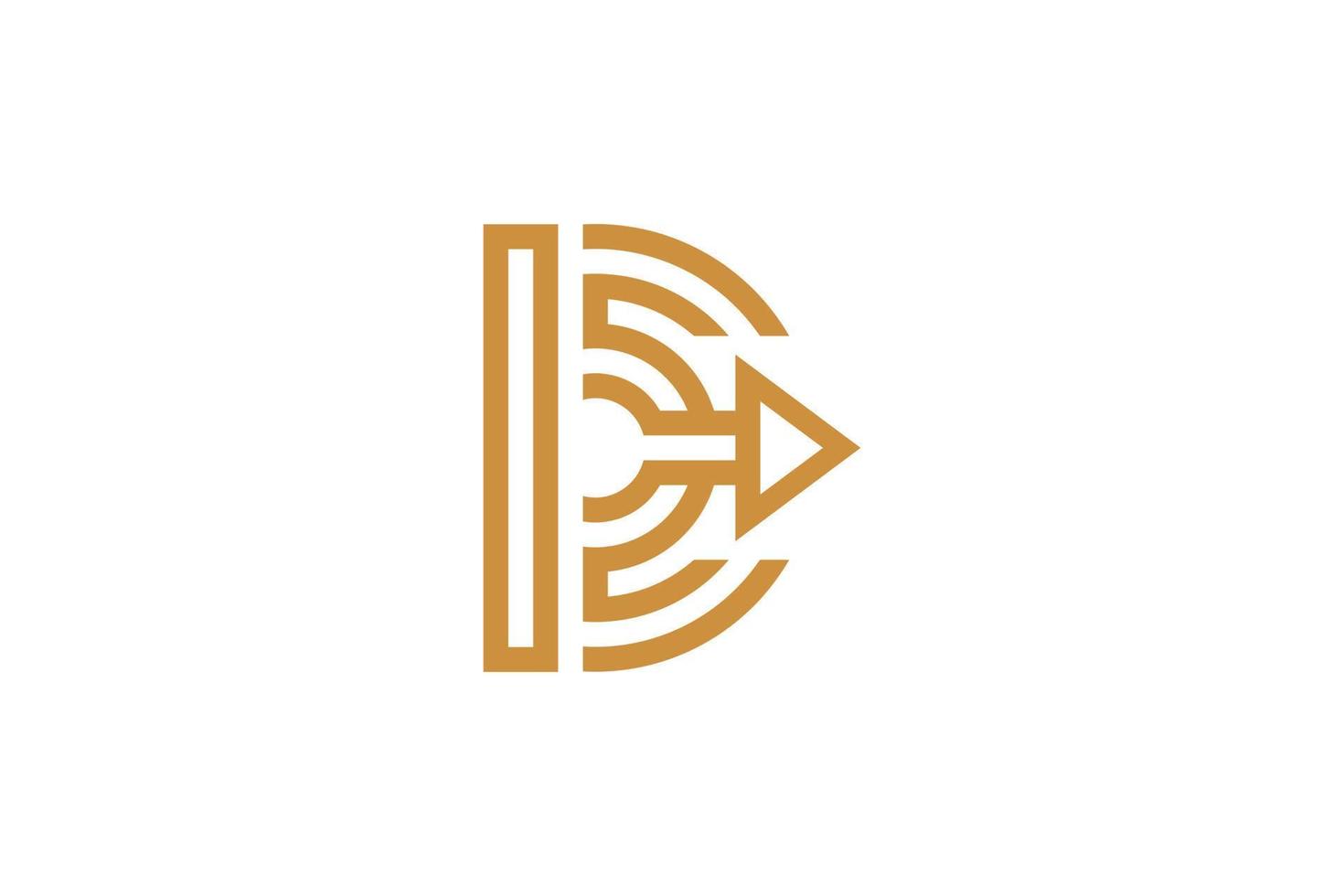Professional Letter D Logo vector