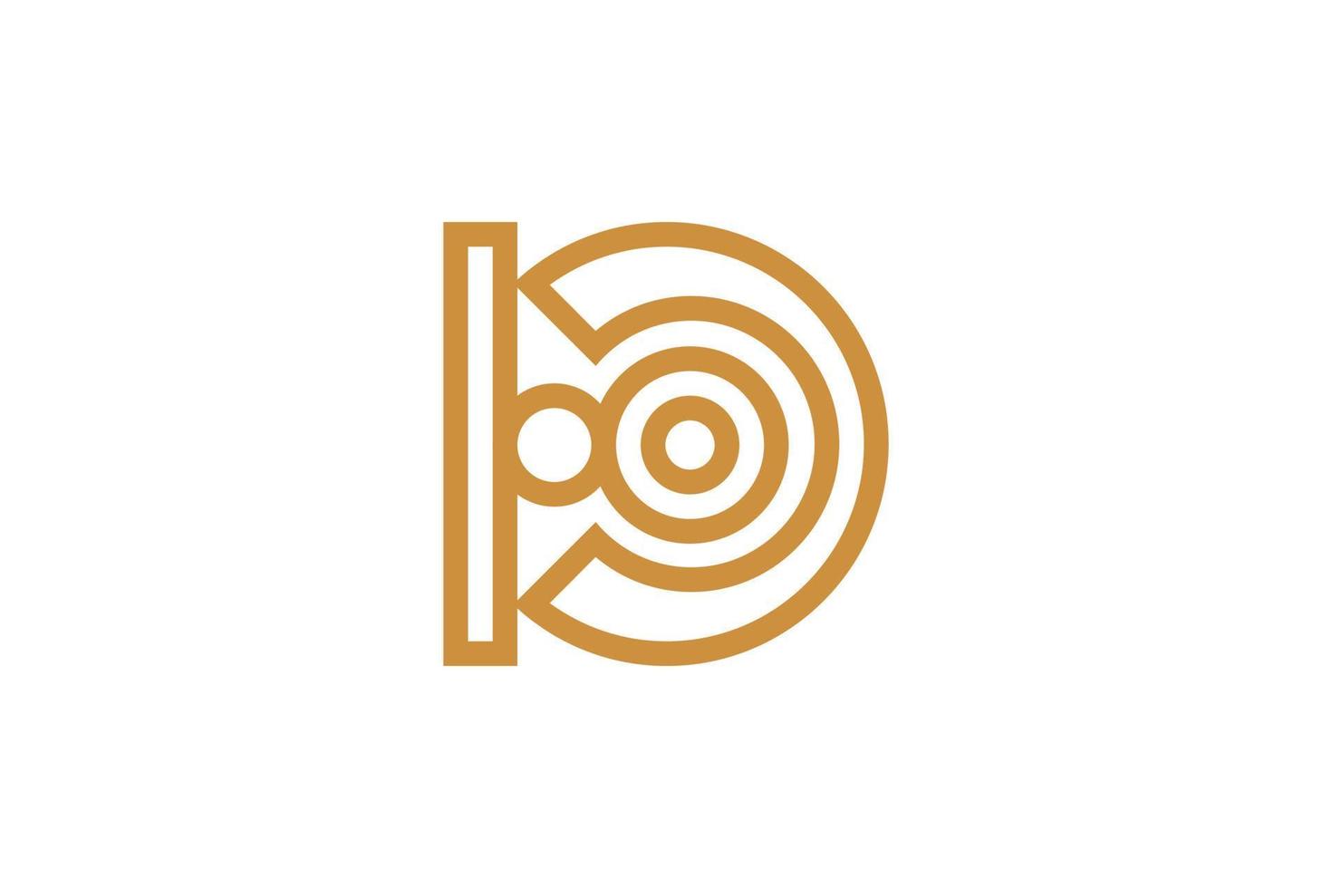 Professional Letter D Logo vector