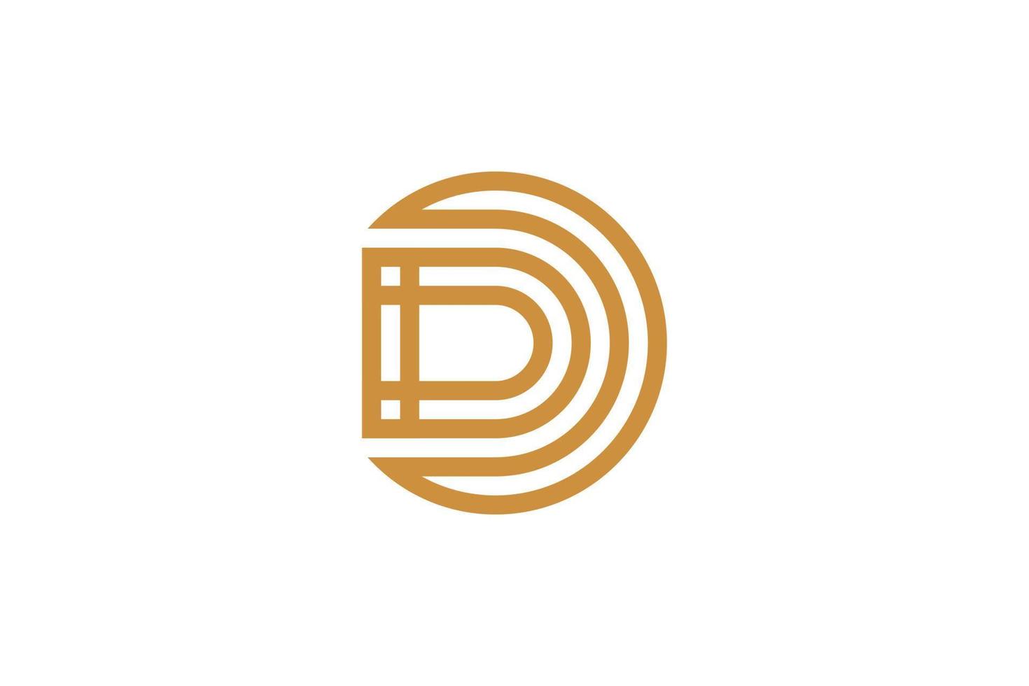 Professional Letter D Logo vector