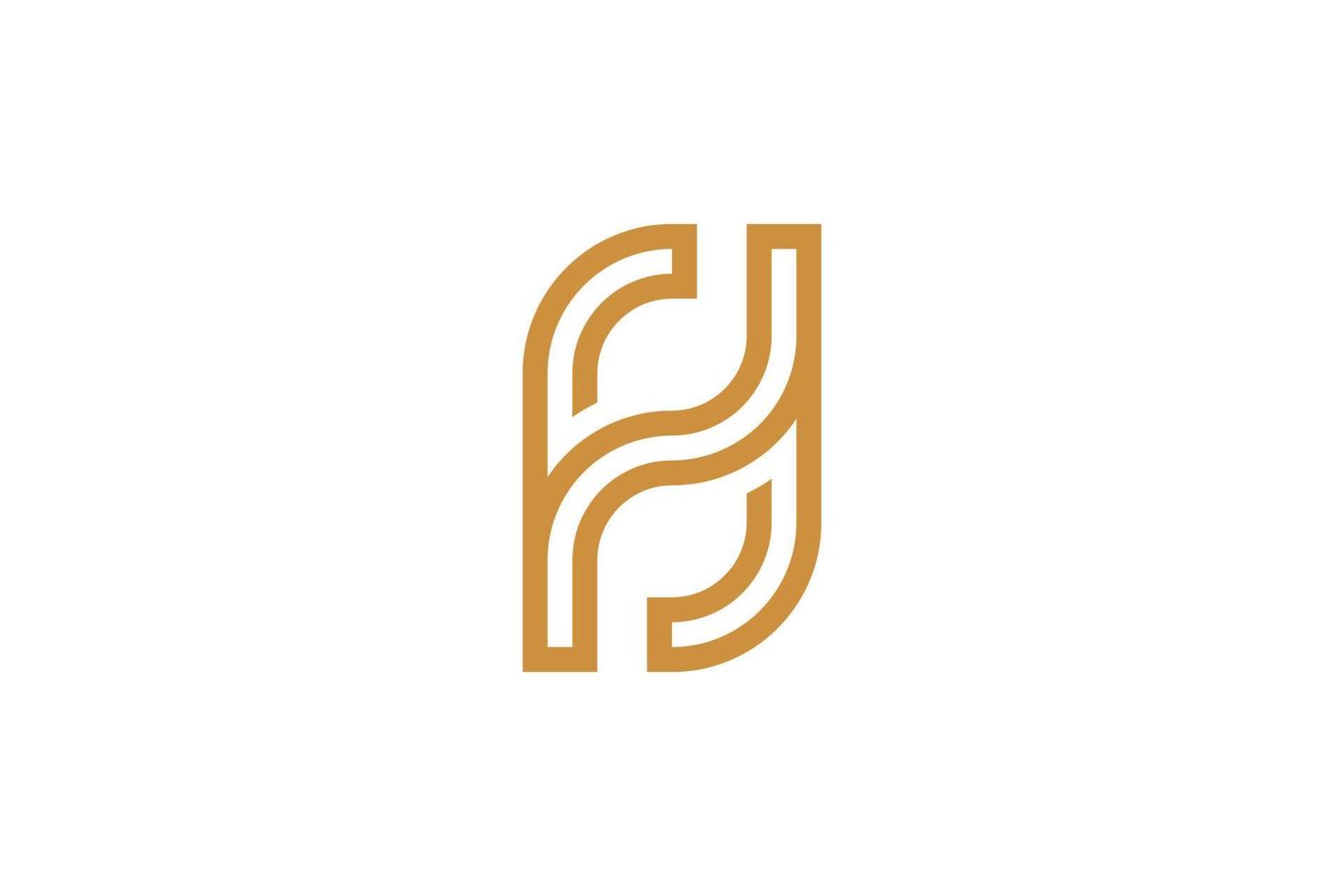 Flat Design Letter F Logo Template vector