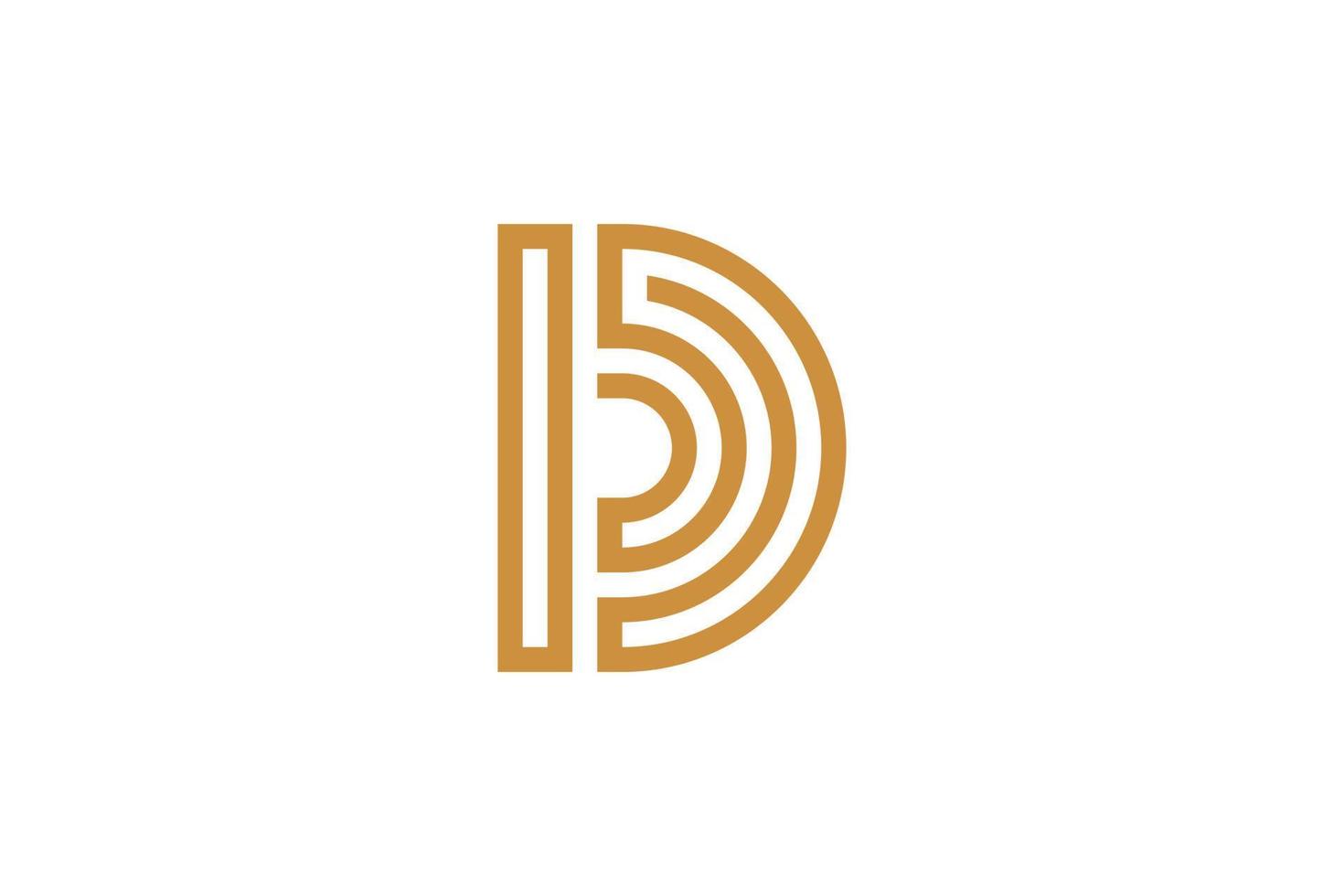 Professional Letter D Logo vector