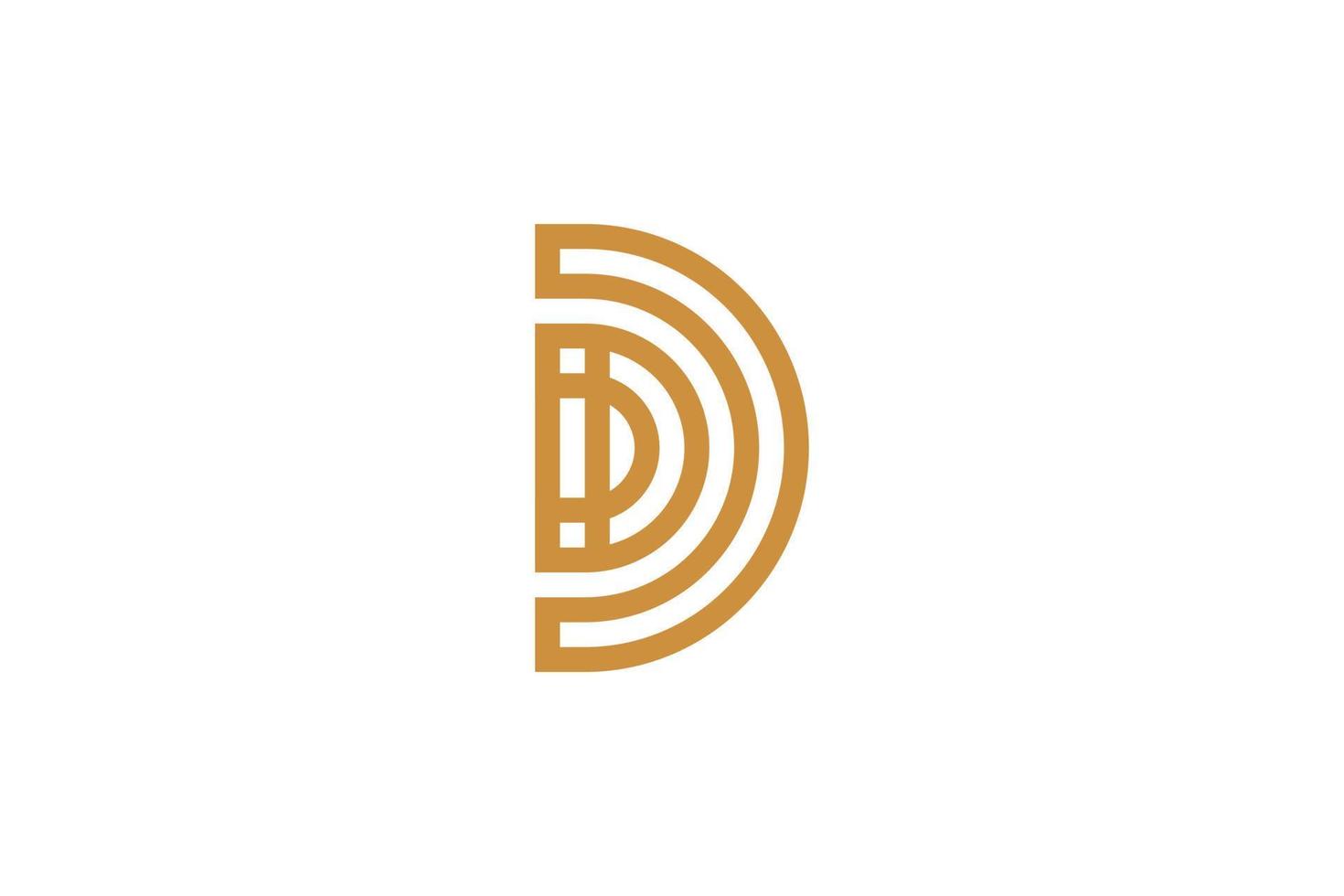 Professional Letter D Logo vector