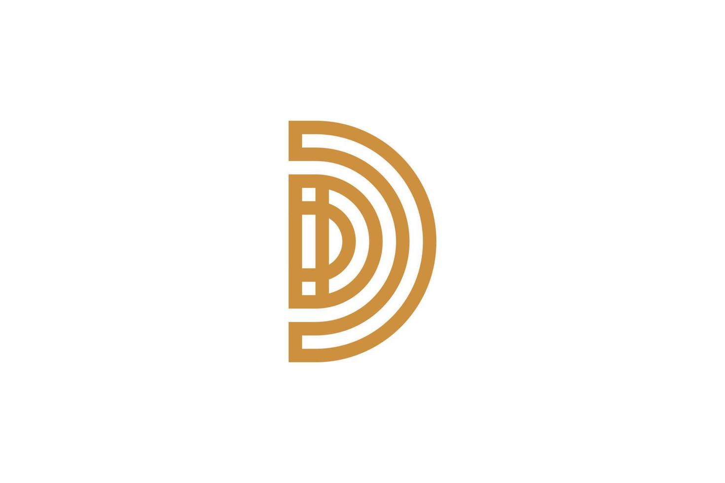 Professional Letter D Logo vector