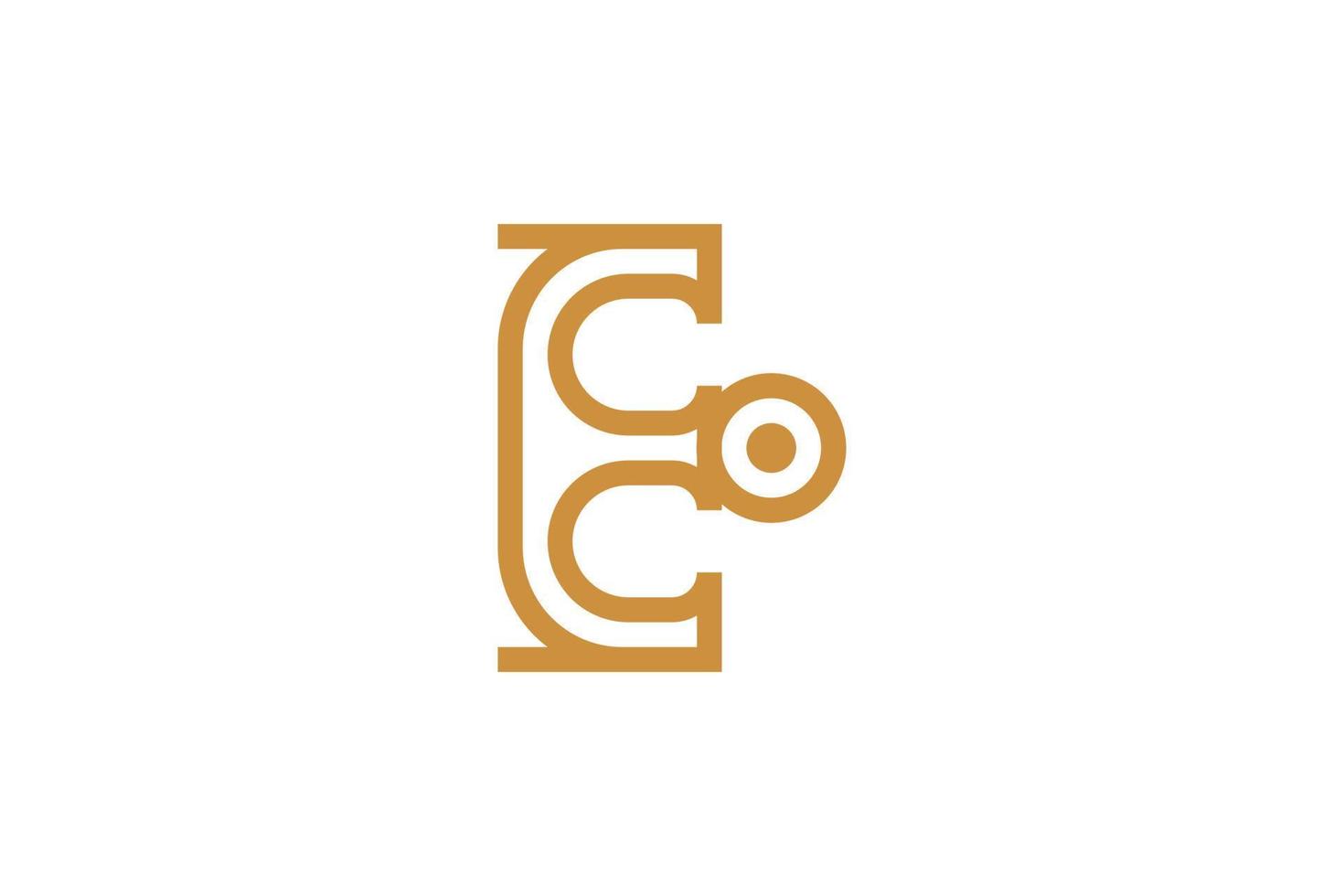 Alphabetical Letter E Logo vector