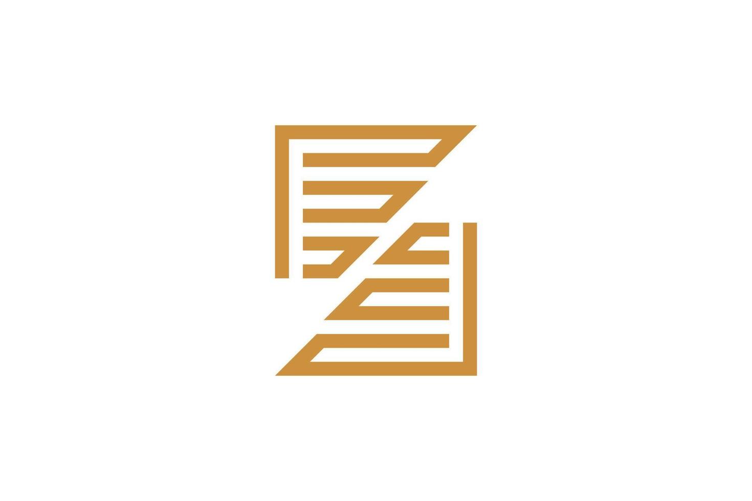 Flat Design Letter F Logo Template vector