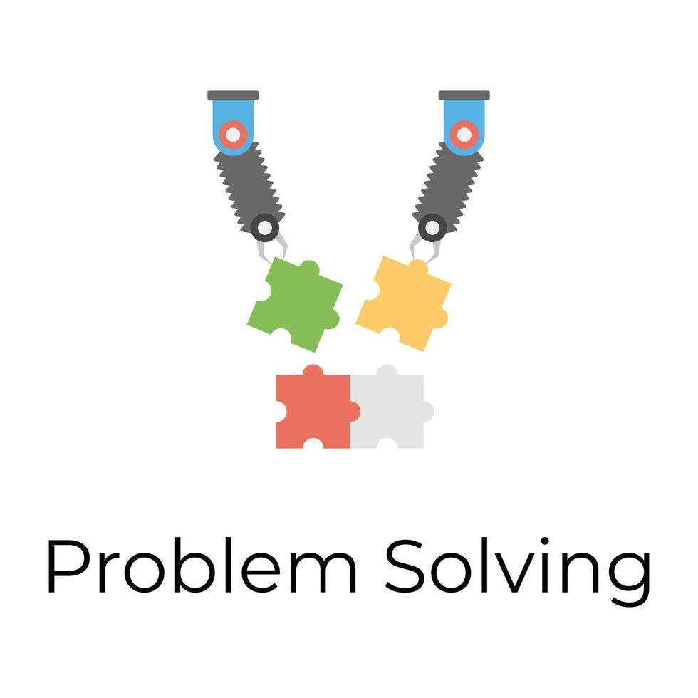 Trendy Problem Solving vector