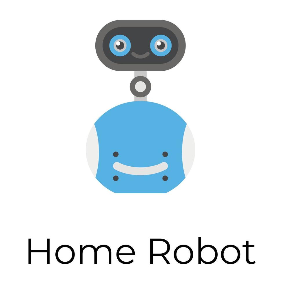 Trendy Home Robot 14415715 Vector Art at Vecteezy