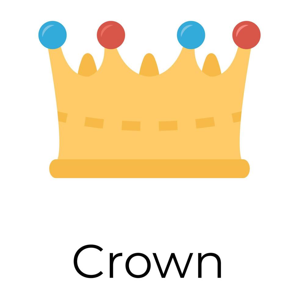 Trendy Crown Concepts vector