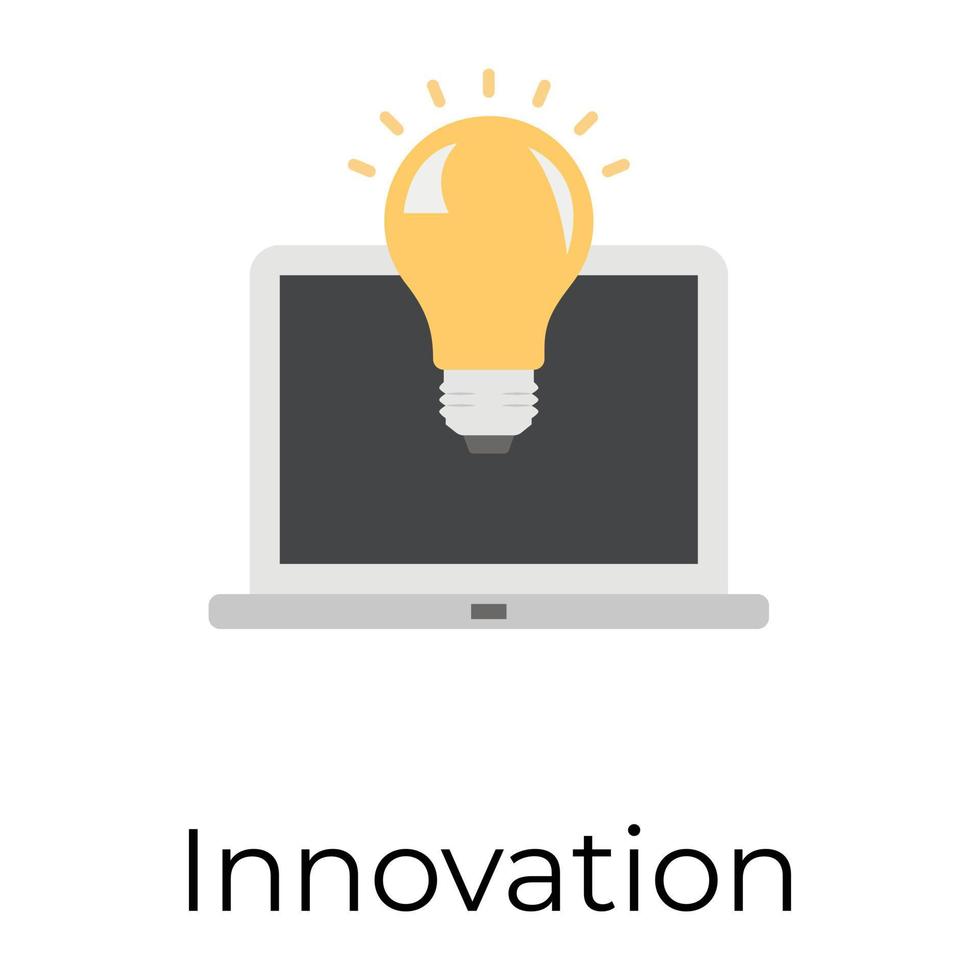 Trendy Innovation Concepts vector