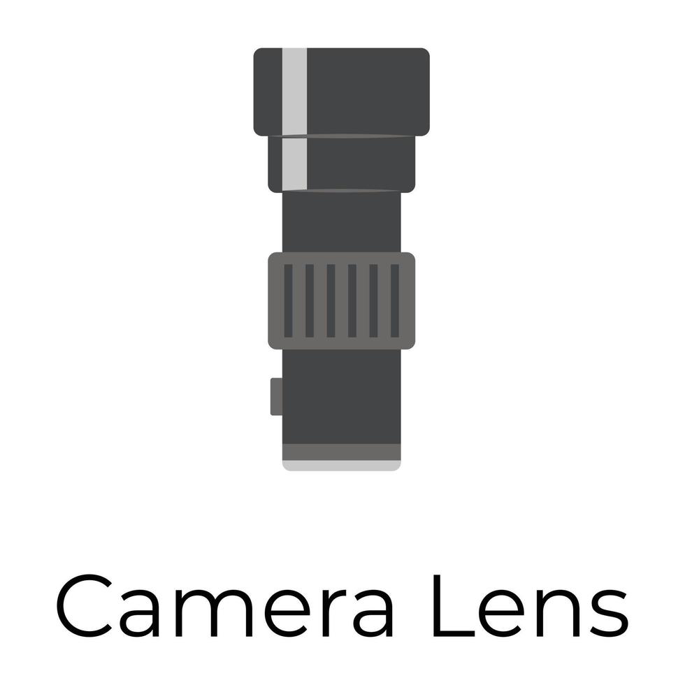 lente de cámara de moda vector