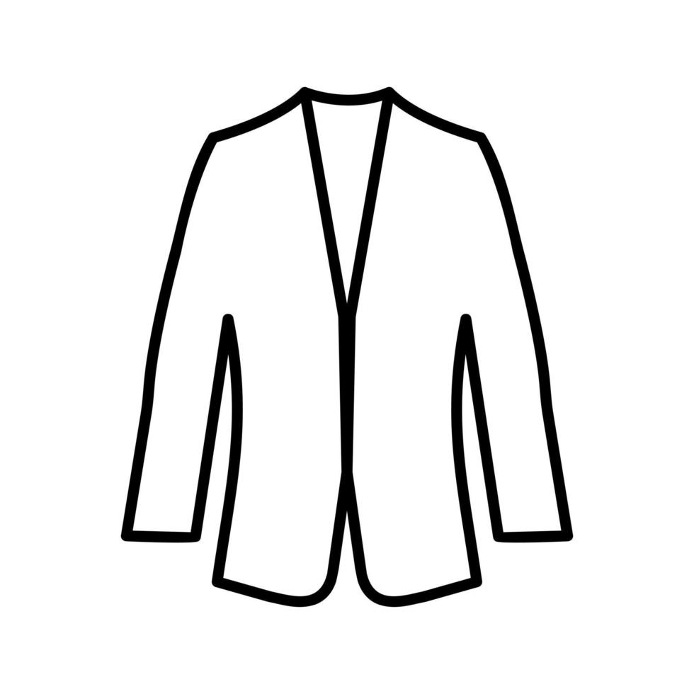 icono de vector de traje