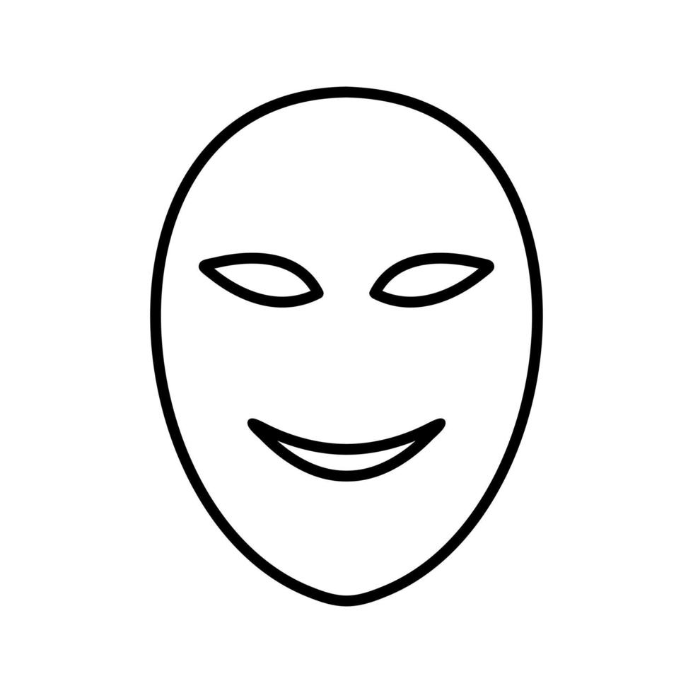 Ancient Face Mask Vector Icon