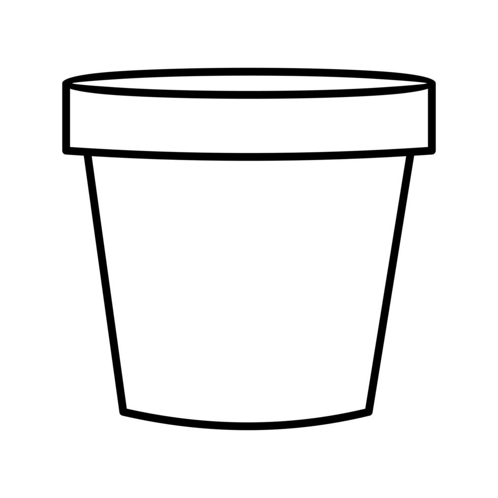 Plant Pot Vector Icon