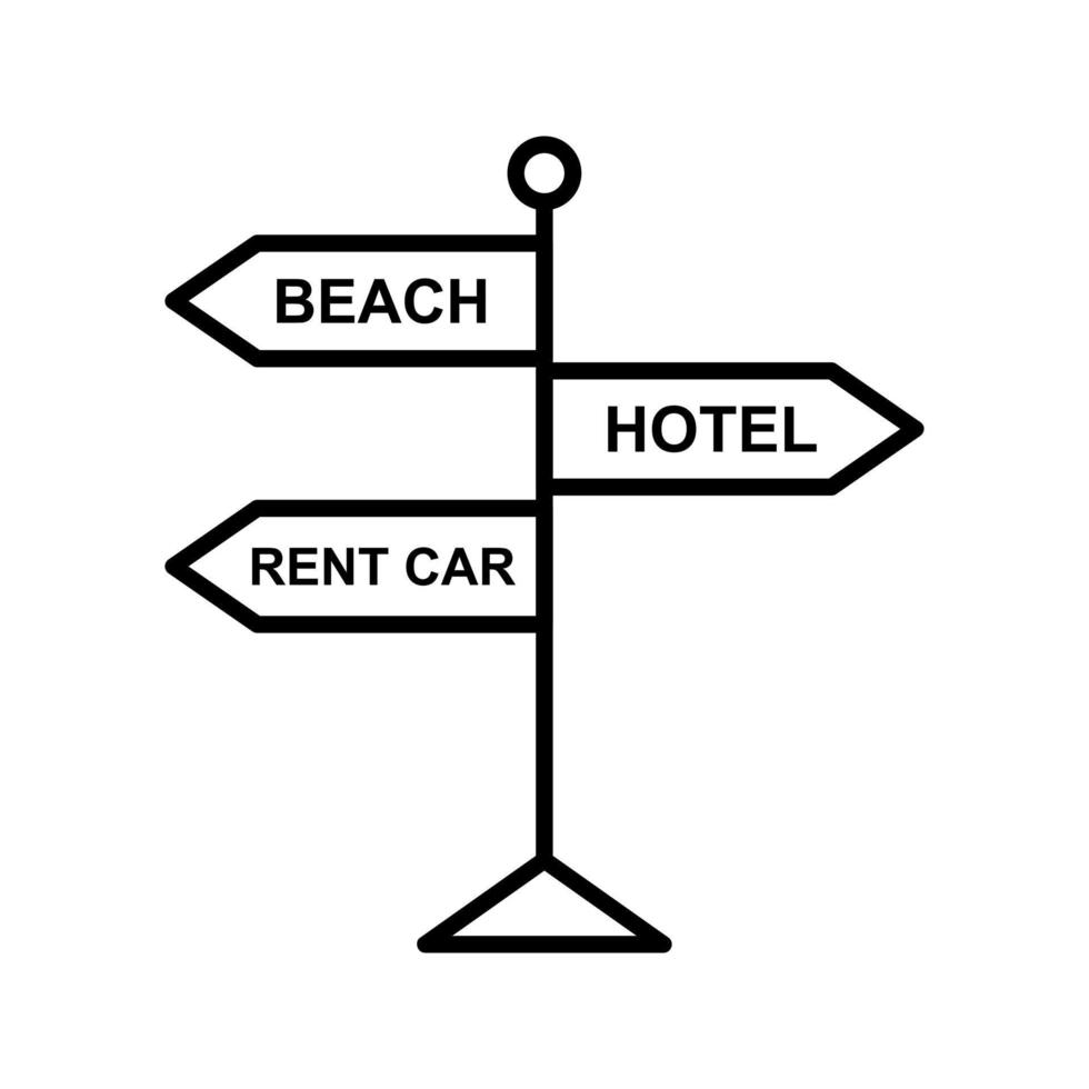 Signboard Vector Icon