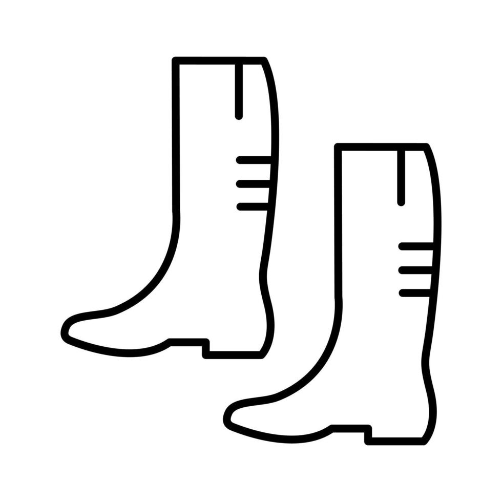 Gardening Boots Vector Icon