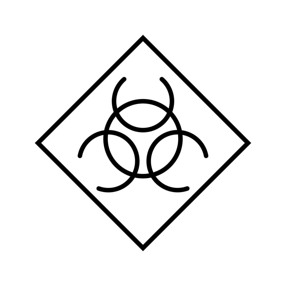 Biological Hazard Vector Icon