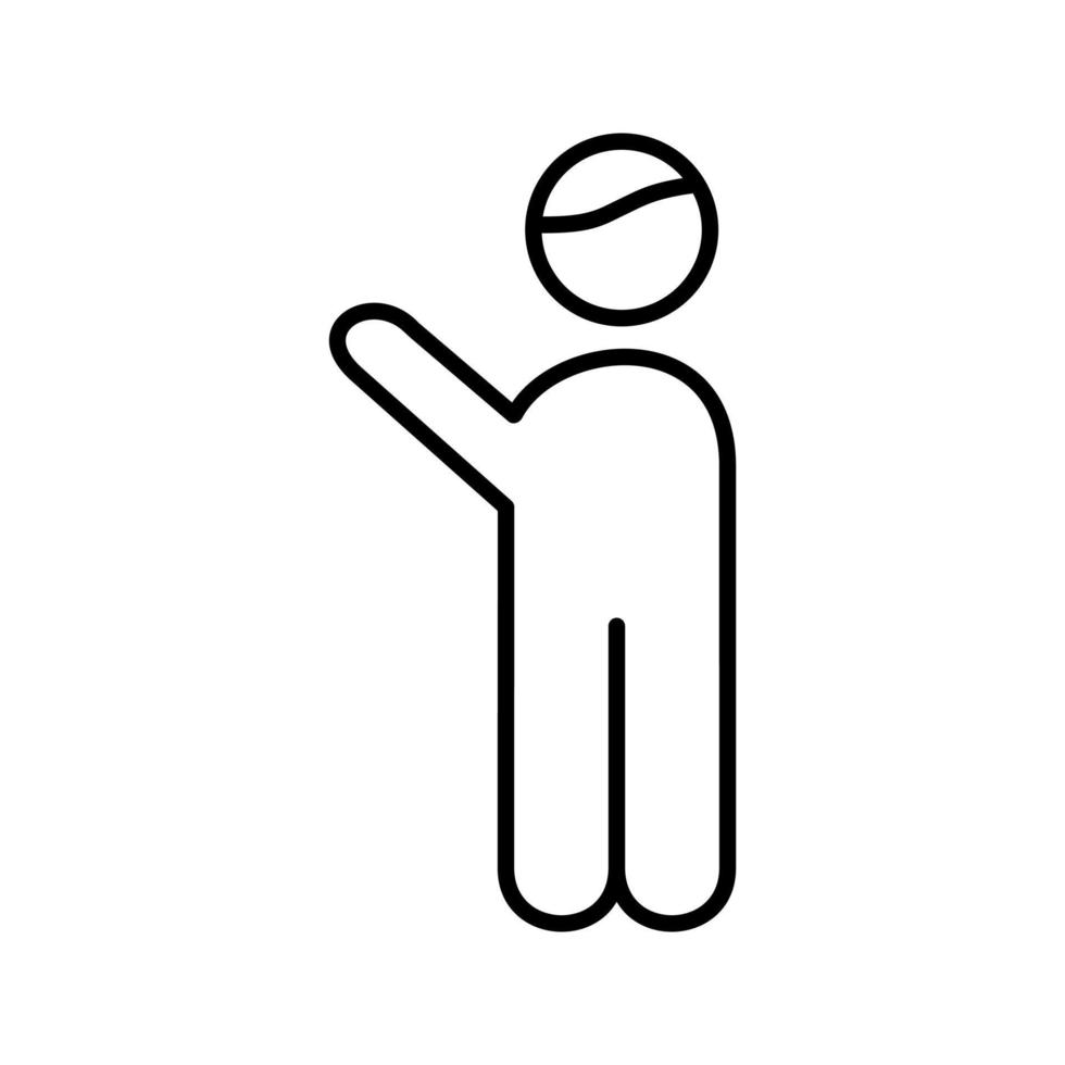 8 - Waving to people I.eps vector