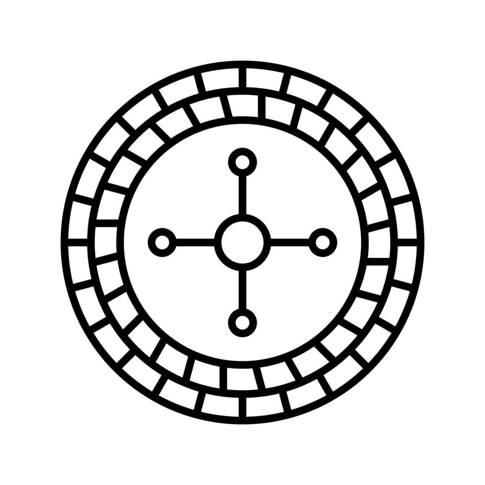 icono de vector de ruleta