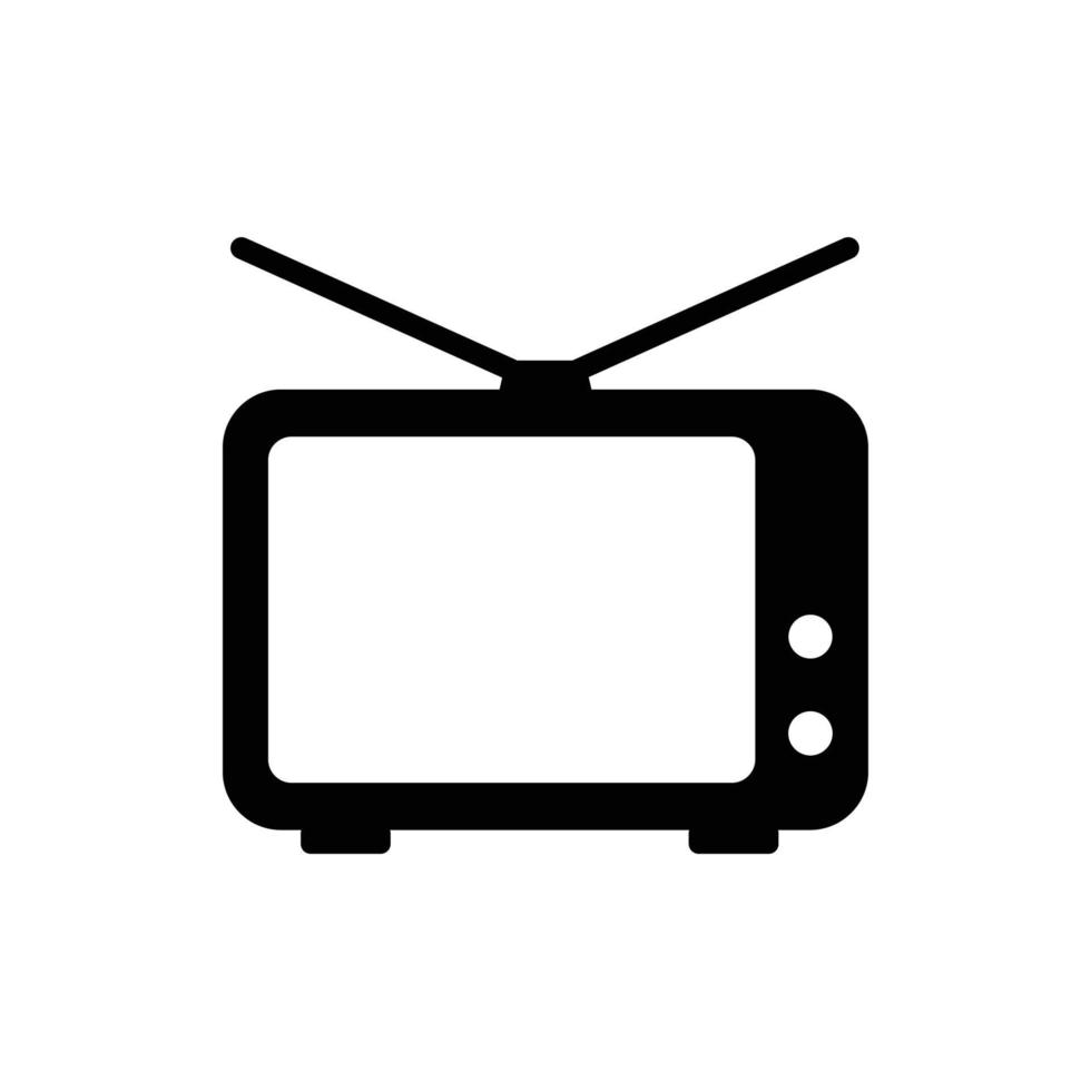 plantilla de diseño de vector de icono de televisión