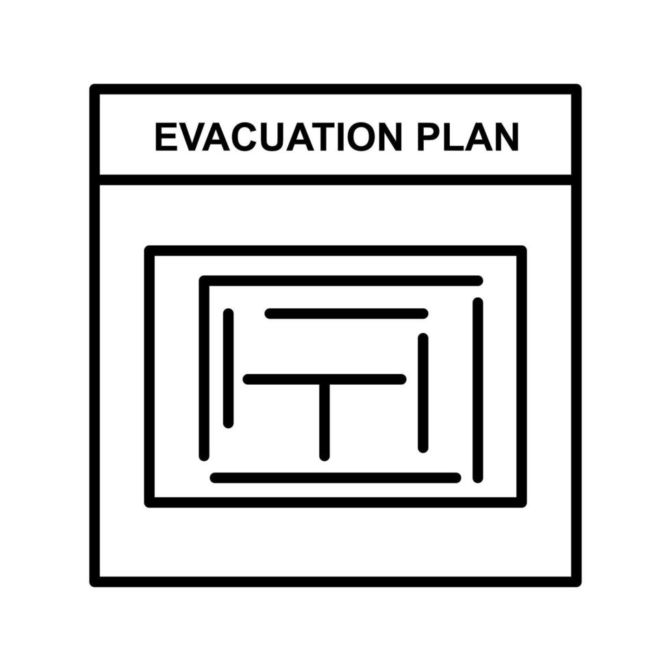8 - Evacuation Plan.eps vector