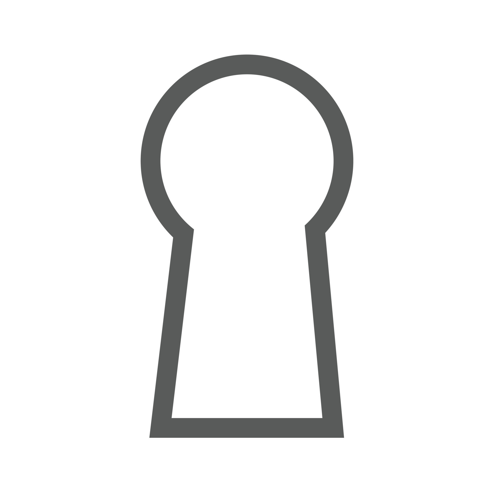 Keyhole icon vector simple 14416510 Vector Art at Vecteezy