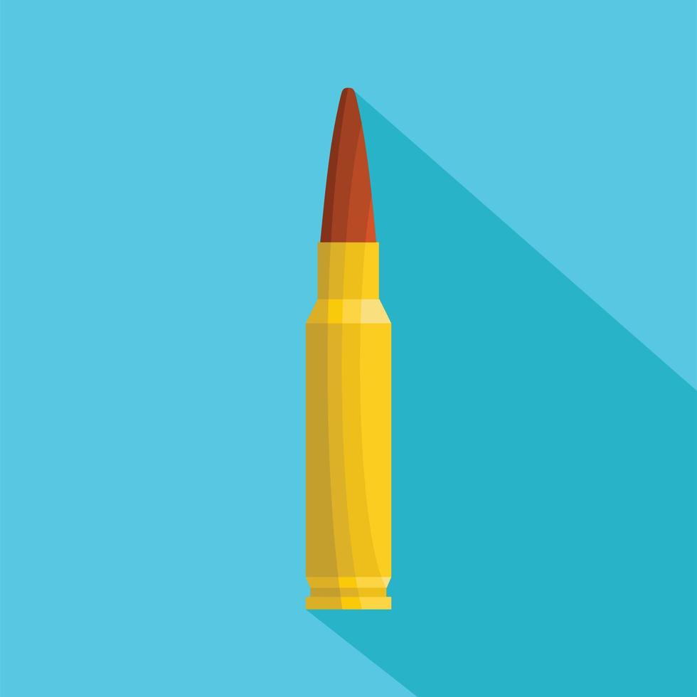 Small bullet icon, flat style vector