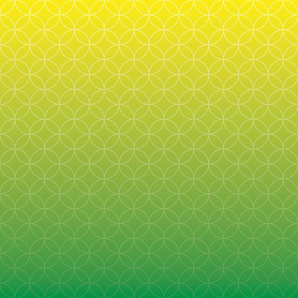 yellow and green gradient background with floral and circle motifs premium and modern suitable for social media vector